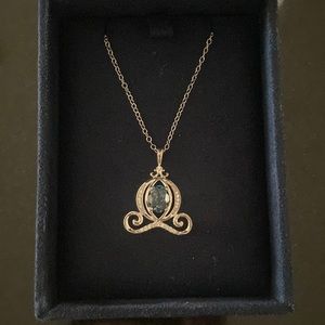 Cinderella Carriage Charm Necklace